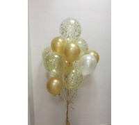 Воздушные шары "Золотой букет"