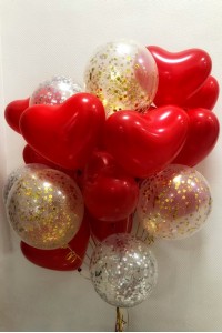 Гелиевые шары "Блестящая любовь"