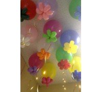 Шары с гелием "Цветочный дождь"