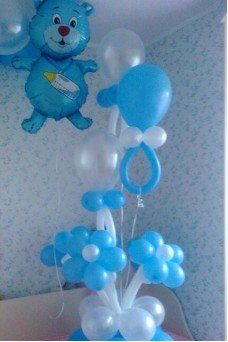 Шары на выписку "Клумба с сосками"