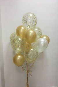 Воздушные шары "Золотой букет"