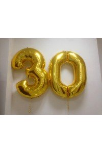 Фольгированные шары цифры 30