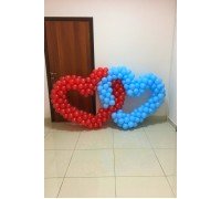Сердца из шариков