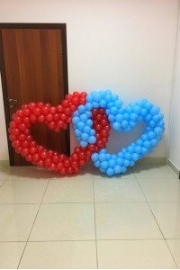 Сердца из шариков