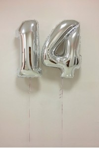 Фольгированные шары цифры 14