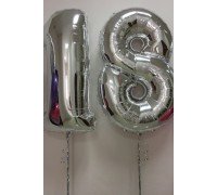 Фольгированные цифры 18