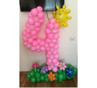 Цифра 4 на полянке