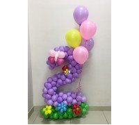 Фигура из шаров "Два с шарами"