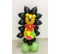 Фигура из шариков "Ёжик"