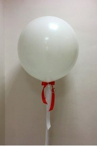 Шар гигант белый