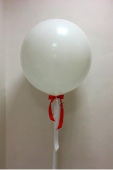 Шар гигант белый